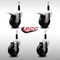 Service Caster 4'' SS Soft Rubber Swivel 7/8'' Expanding Stem Caster Set 2 Total Lock Brakes, 4PK SCC-SSEXTTL20S414-SRS-2-S-2-78 - alternate 5